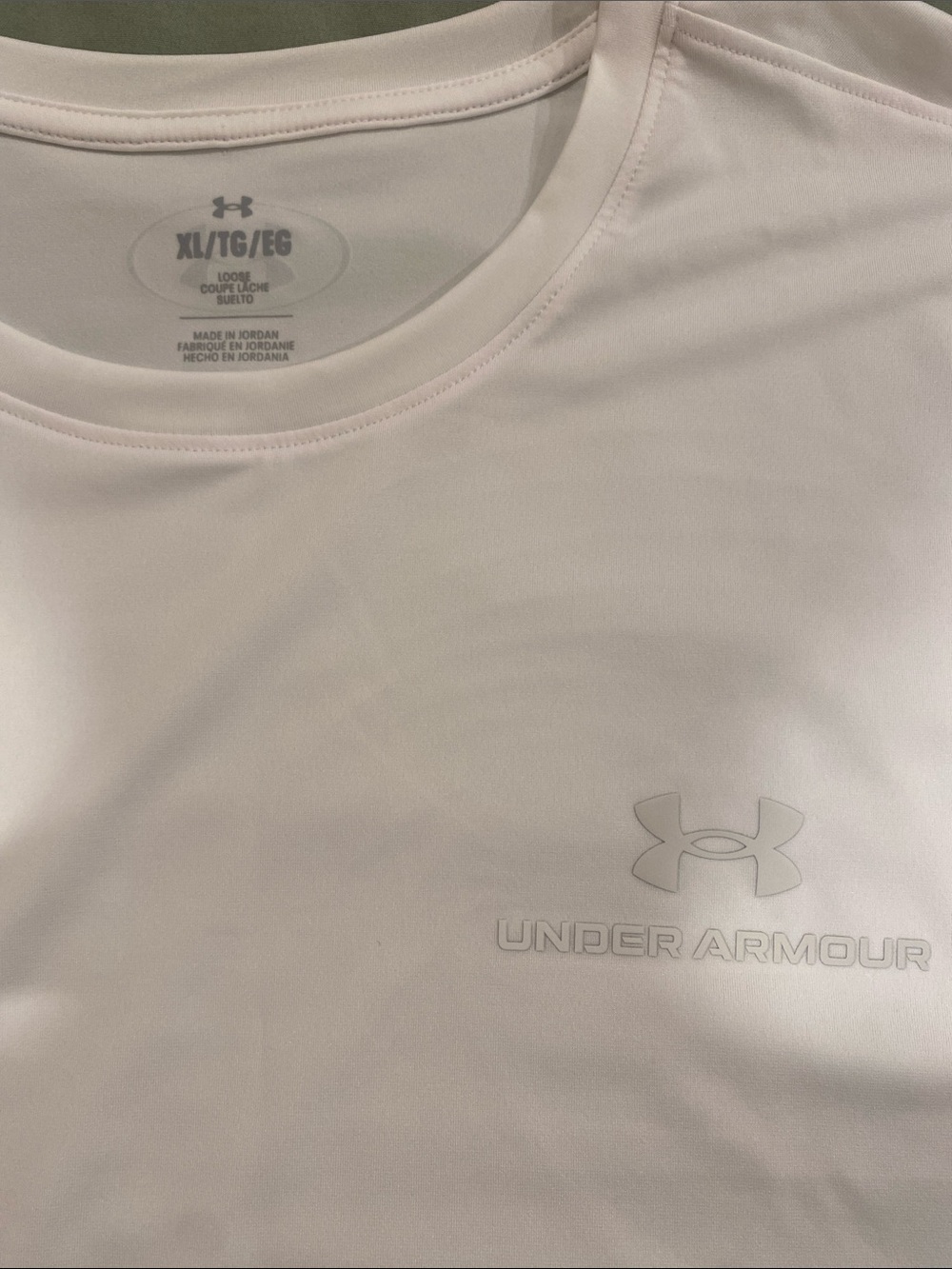 Under Armour Men’s Long Sleeve Athletic Tee - White - Picture 4 of 8